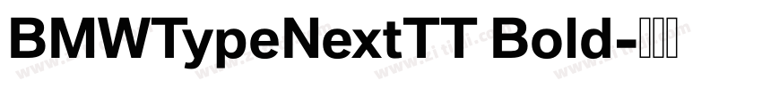 BMWTypeNextTT Bold字体转换 BMWTypeNextTT Bold字体转换